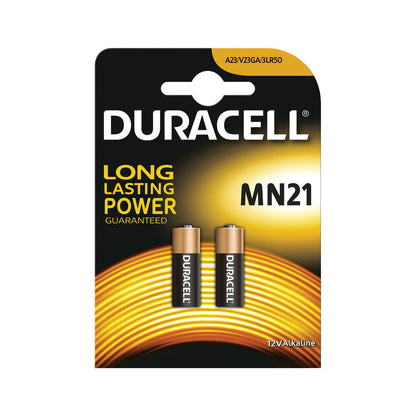 Duracell 12V Car Alarm Battery MN21 (Pack of 2)