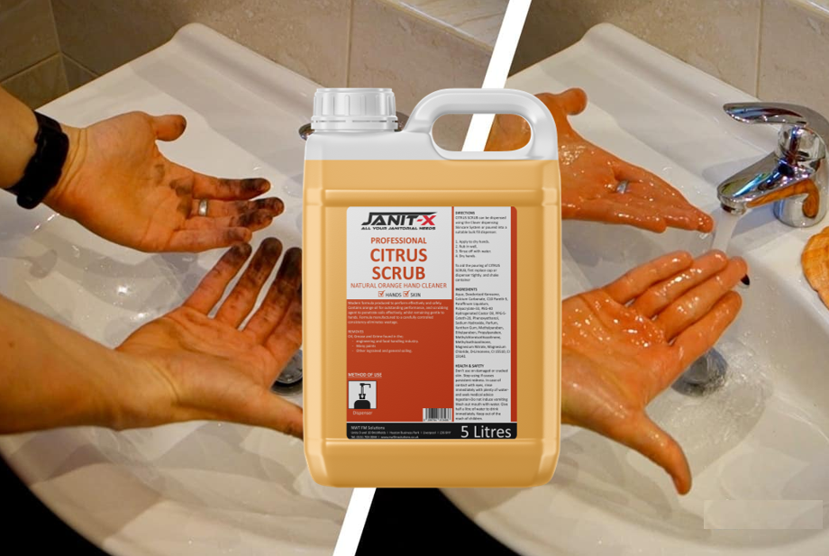 Janit-X Professional Citrus Scrub 5 Litre {Engineers & Mechanic Tough Cleaning Agent}