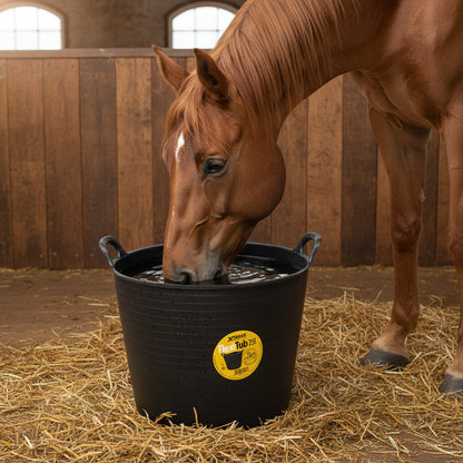 Xtrade Flexitub Black 25L Recycled | Building Site | Garden Clearing | Stables