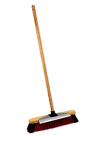 11.6" PV4.5C&BASS BROOM WOODEN HANDLE