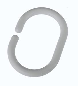 Shower Curtain Ring White Pk12