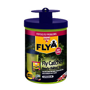 Zero In Ready to use Fly Trap | Pre Baited | Zer543 | Non Toxic