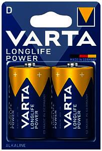 Varta Longlife Power D Alkaline Battery 1.5V (Pack of 6) 4920121422