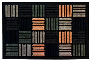 Scrape Sorb Premium Doormat | Parquet Multi | 45 x 60cm | Durable Nylon Pile