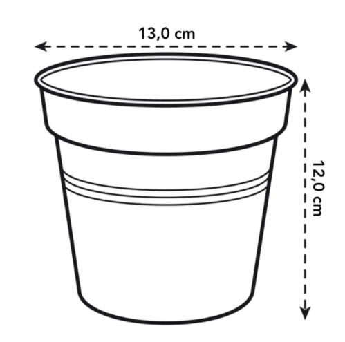 Elho Green Basics Grow Pot 13cm TERRACOTTA - UK BUSINESS SUPPLIES