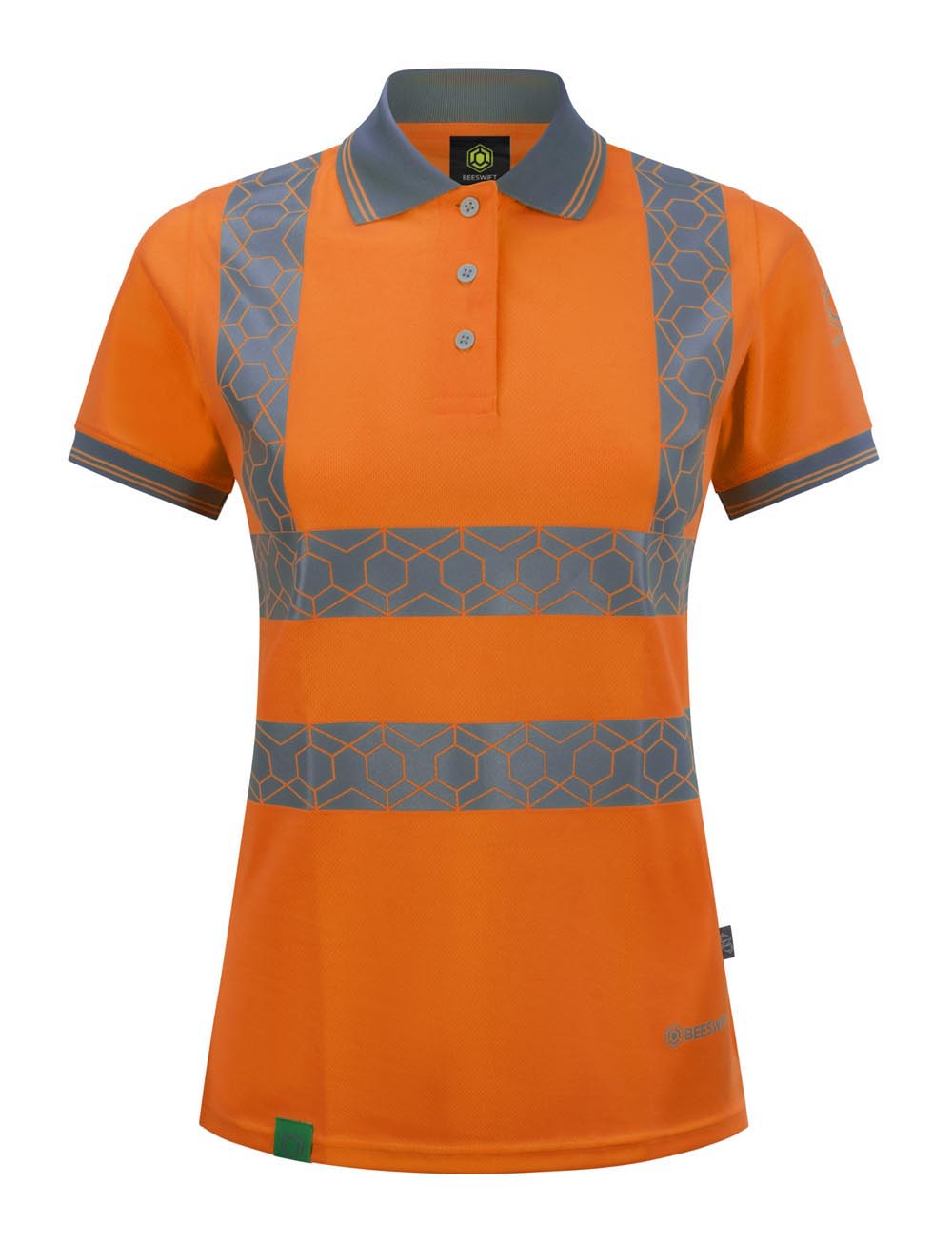 Ewear Recyclable Womens Hi Vis S/S Polo Shirt Or ALL SIZES