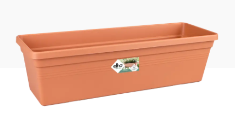 Elho Greens Basics Trough Large 60cm TERRACOTTA