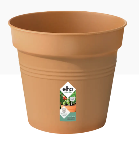 Elho Green Basics Grow Pot 13cm TERRACOTTA | 12 Pack Bundle