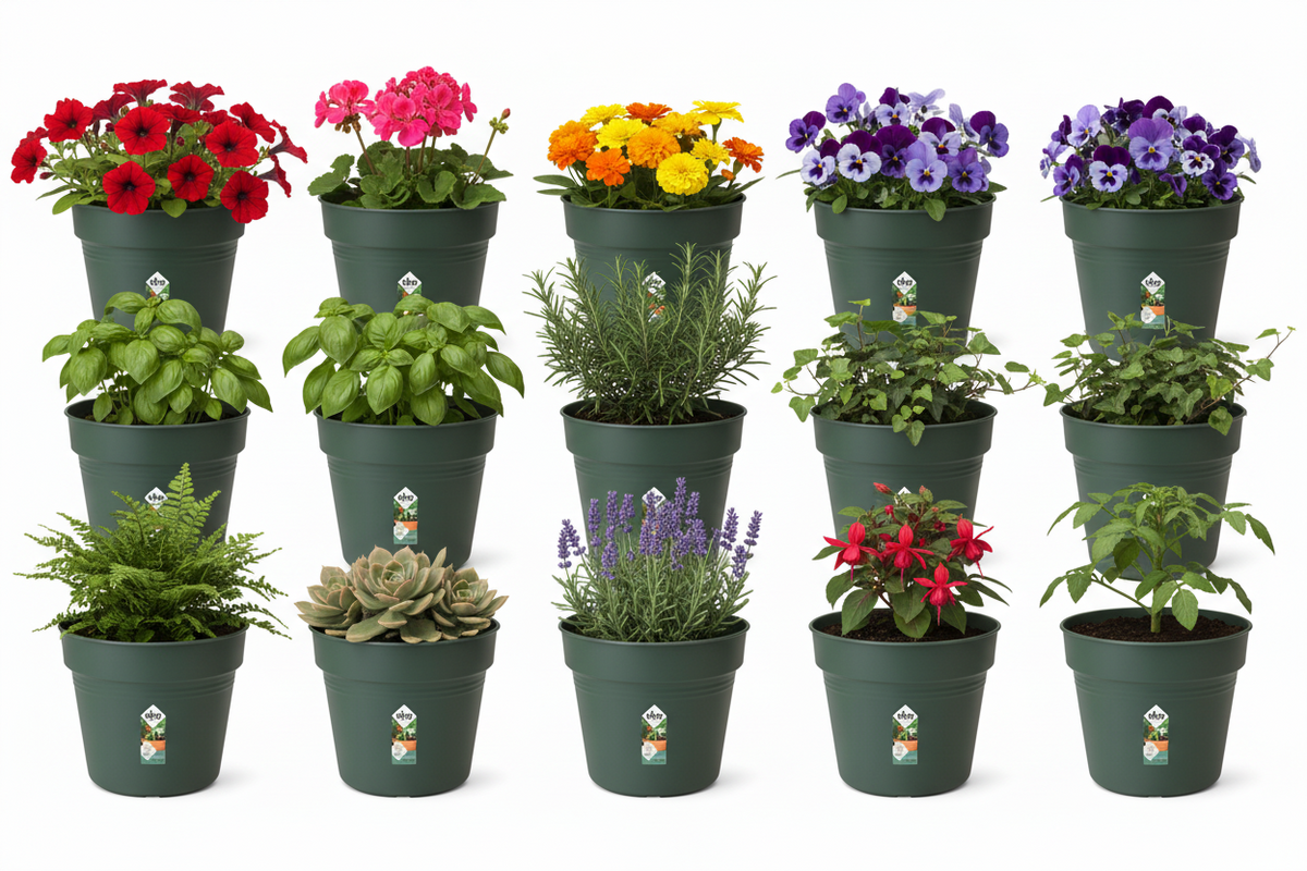 Elho Green Basics Grow Pot 19cm LEAF GREEN