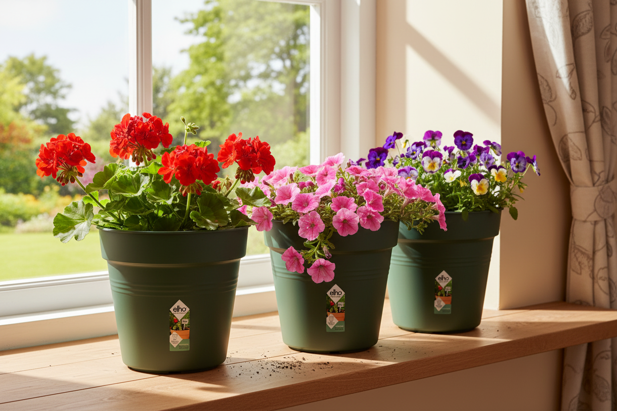 Elho Green Basics Grow Pot 13cm LEAF GREEN