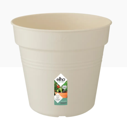 Elho Green Basics Grow Pot 13cm COTTON WHITE {3-Pack} - UK BUSINESS SUPPLIES