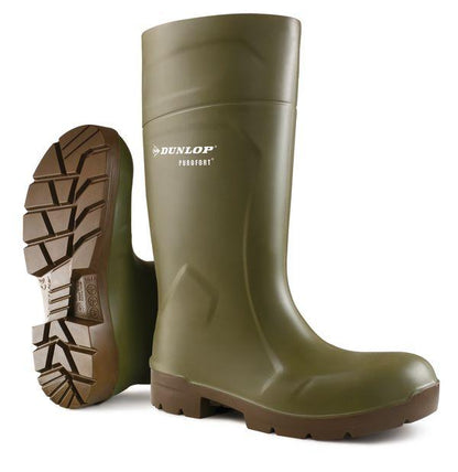 Dunlop Purofort Multigrip Green ALL SIZES Boots