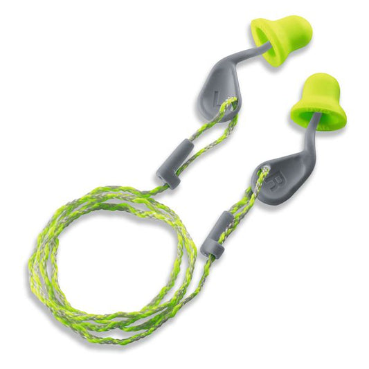 Uvex Xact-Fit Corded Earplugs Pack x 50 {UV2124001} - UK BUSINESS SUPPLIES