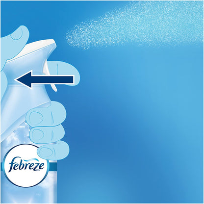 Febreze Air Freshener for Room Spray & Bathroom, Cotton Fresh, 185ML x 8 Packs, Air Fresheners for Home.