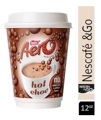 Nescafe &Go Aero Hot Chocolate 8  x 12oz Cups - UK BUSINESS SUPPLIES
