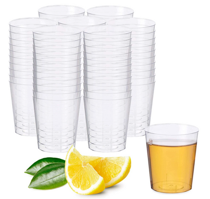 Belgravia 30ml/1oz  Plastic Shot Glasses (Pack of 100) - UK BUSINESS SUPPLIES
