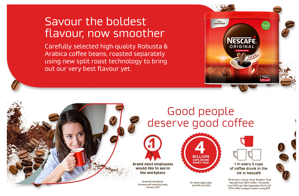 Nescafe One Cup Sticks Coffee Sachets (Pack of 600)