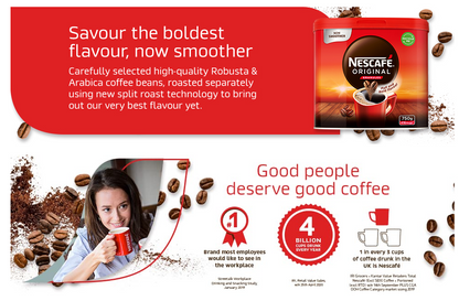 Nescafe One Cup Sticks Coffee Sachets (Pack of 600)