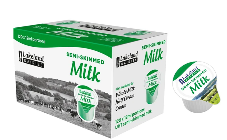 Lakeland Semi-Skimmed Milk Pots (Pack of 360)