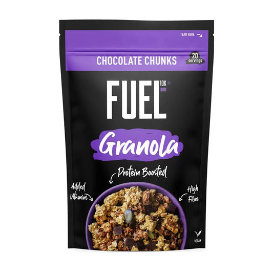 FUEL 10K Chocolate Chunks Protein Granola Breakfast Cereal | 1 x 1kg