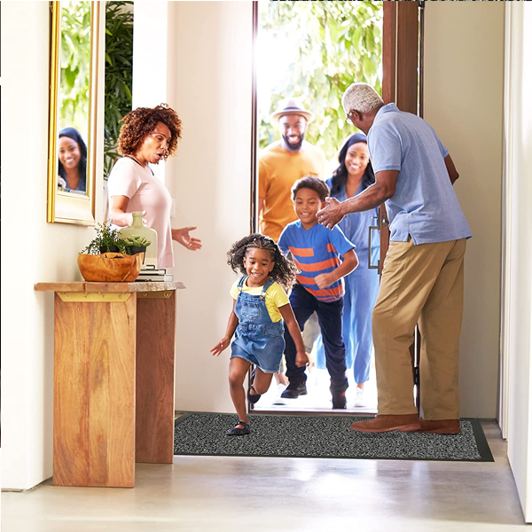 Fixtures Barrier Doorway Door Floor Mat 80cm x 120cm Grey