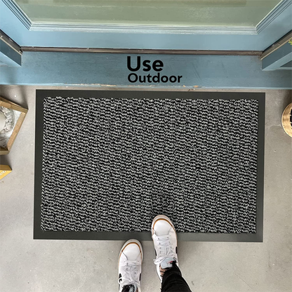 Fixtures Barrier Doorway Door Floor Mat 40cm x 60cm Grey