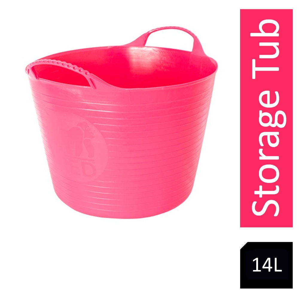 Red Gorilla {Tubtrug} Tub Pink 14 Litre - UK BUSINESS SUPPLIES