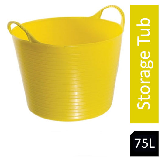Red Gorilla {Tubtrug} Yellow Recycled Tub Extra Large 75 Litre