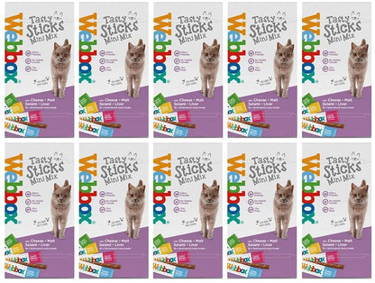 Webbox Cats Delight Mini Mix Sticks for Kittens 16’s - UK BUSINESS SUPPLIES