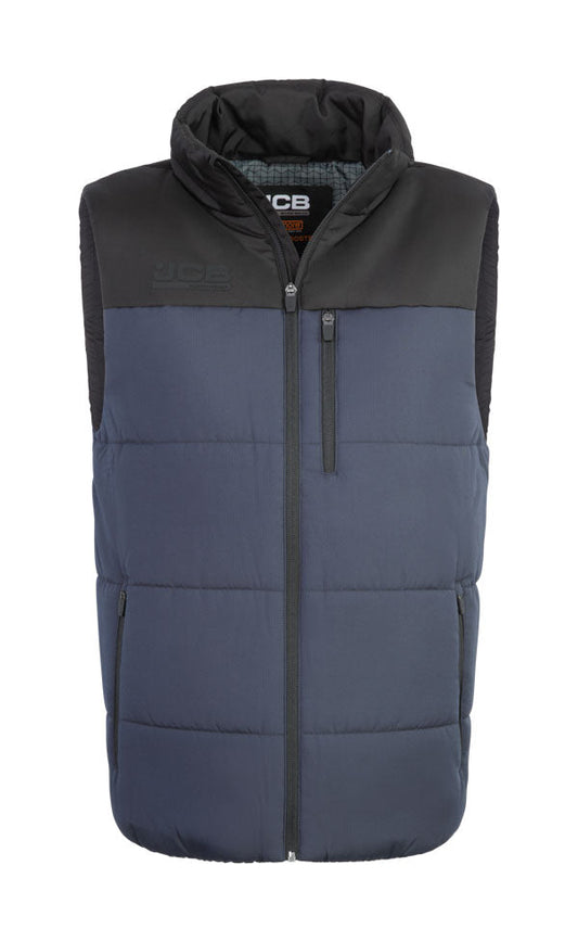 Jcb Unisex Padded Gilet Navy/Black ALL SIZES