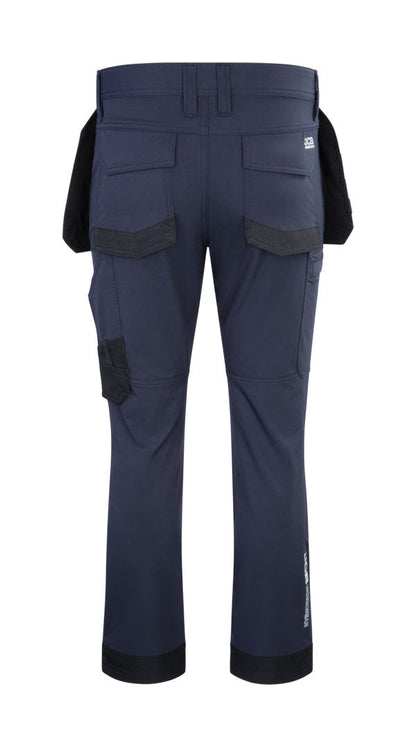 Jcb Mens Stretch Holster Pocket Trouser Navy ALL SIZES