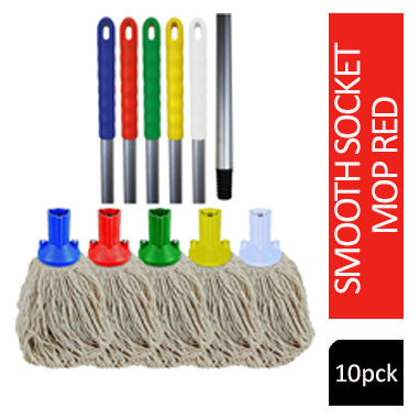 Janit-X PY Smooth Socket Mop 12oz Red {CHSA Approved}