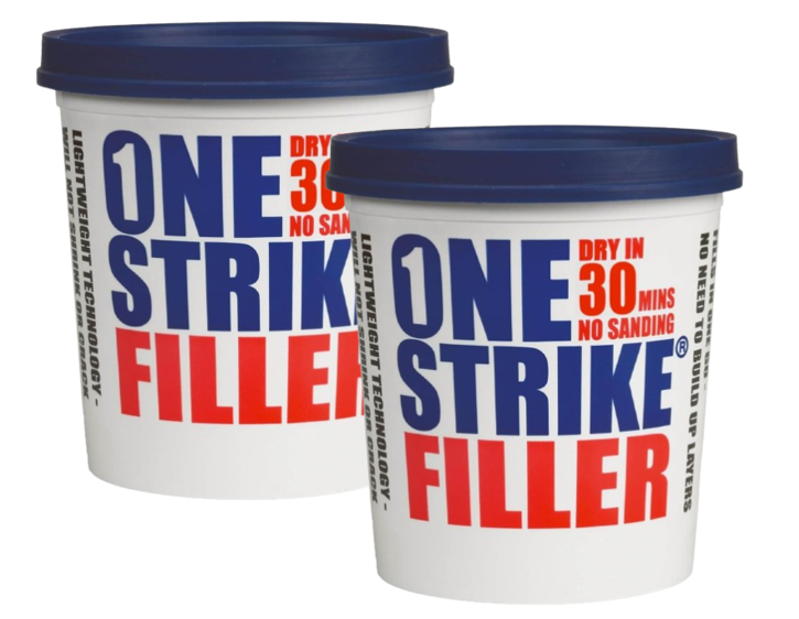 Everbuild One Strike Multi-Purpose Quick-Drying Filler White | 2 x 1L