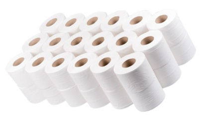 Janit-X White Toilet Roll 2 Ply 200 Sheets White (Pack 36) - TR200R