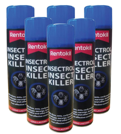 Rentokil All Purpose Professional Insectrol Insect Killer 250ml Fleas, Ants, Cockroaches, Bedbugs etc..