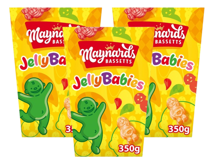 Maynards Bassetts Jelly Babies Sweets Carton 6 x 350g