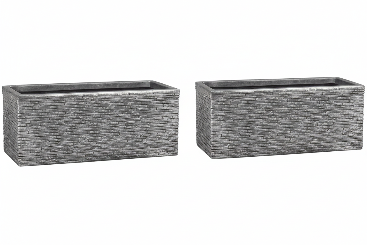 Strata 60cm Slate Effect Pewter Trough (GN576)