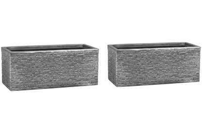 Strata 60cm Slate Effect Pewter Trough (GN576)