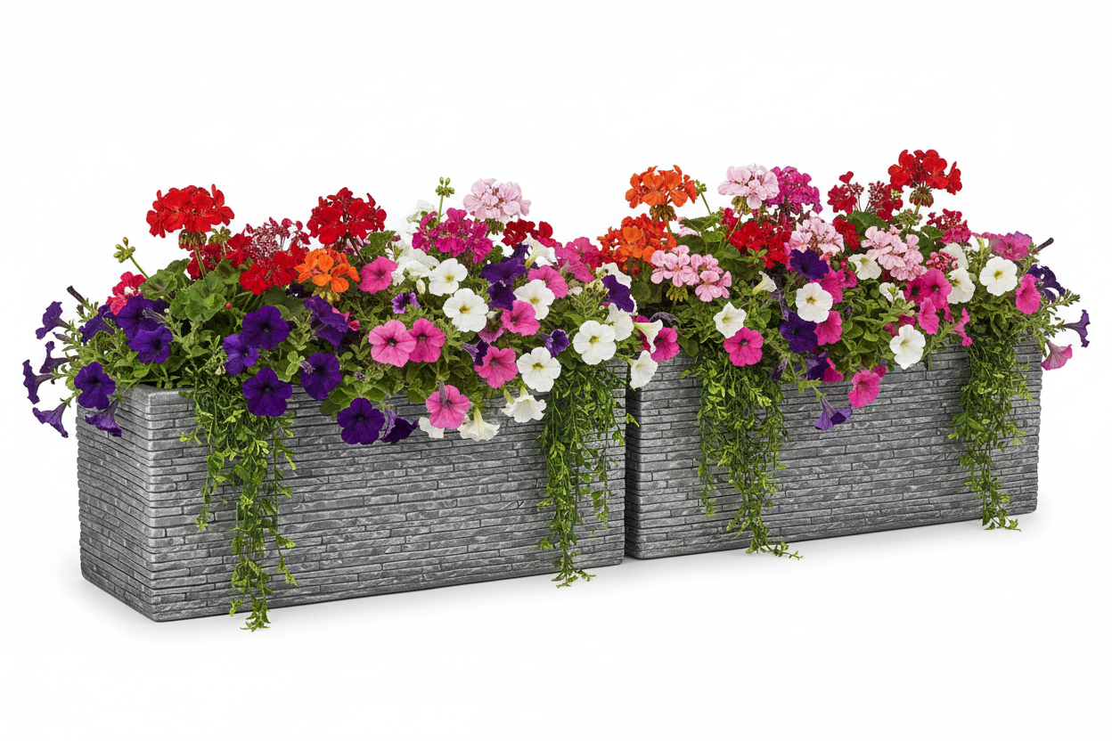 Strata 60cm Slate Effect Pewter Trough (GN576)