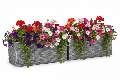 Strata 60cm Slate Effect Pewter Trough (GN576)