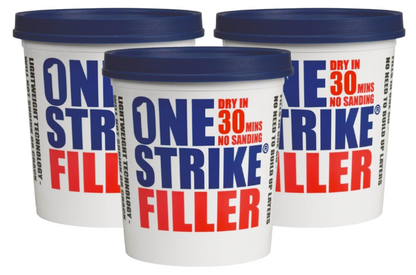 Everbuild One Strike Multi-Purpose Quick-Drying Filler White | 3 x 450ml