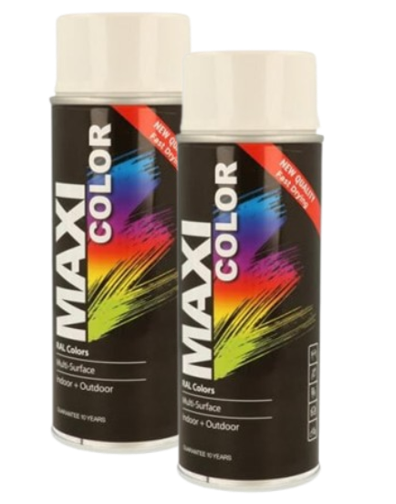 MaxiColor Spray Satin Brilliant White 2 x 400ml