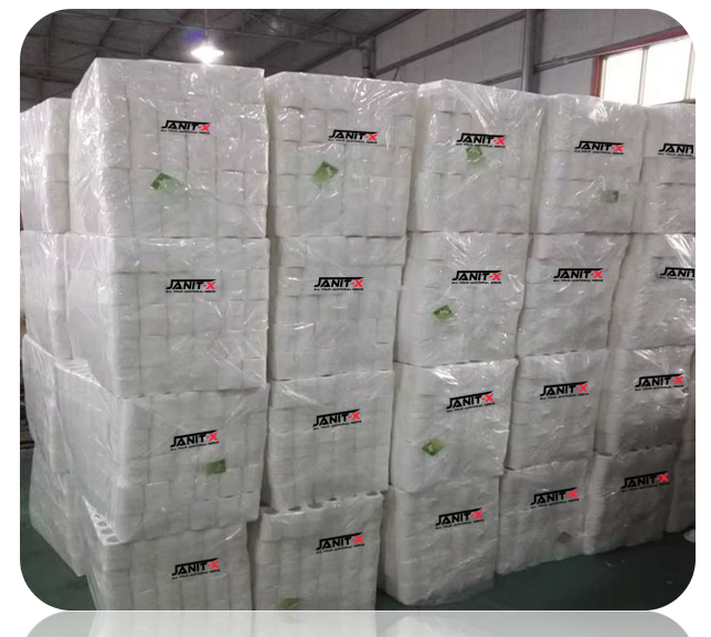 Janit-X White Toilet Roll 2 Ply 200 Sheets White (Pack 36) - TR200R