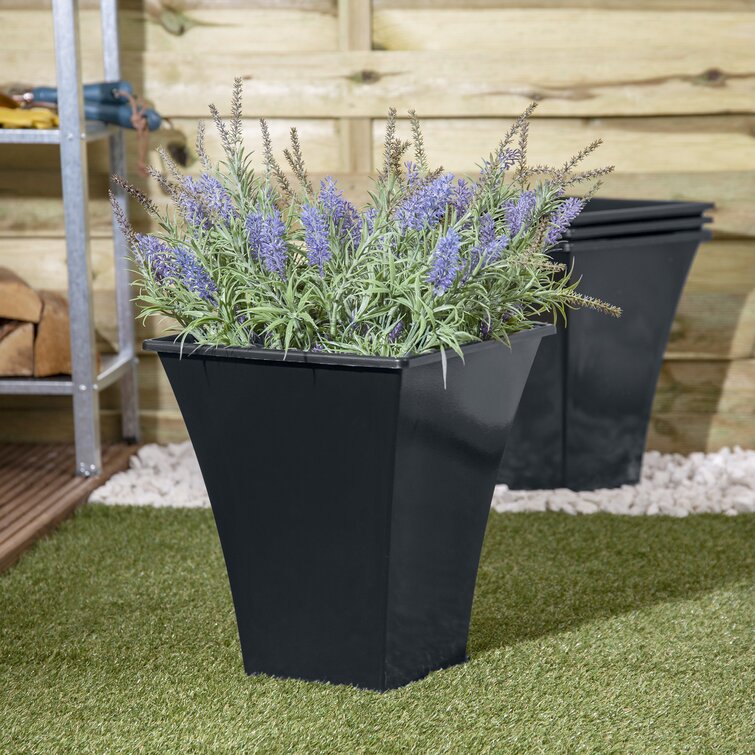 Wham Black Square Metallica Pot 23cm H307
