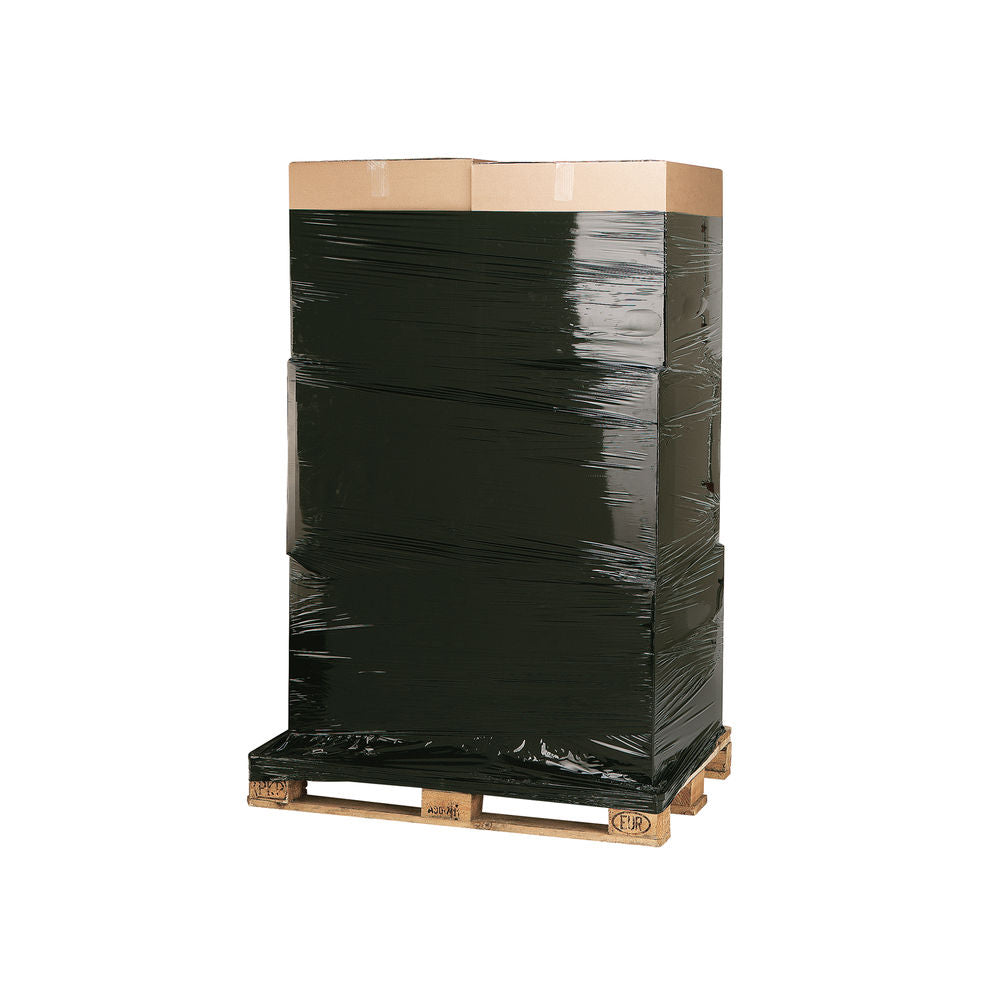 Roll-X Long Length, 250m Black Hand Stretch Film (Pallet Wrap) - UK BUSINESS SUPPLIES