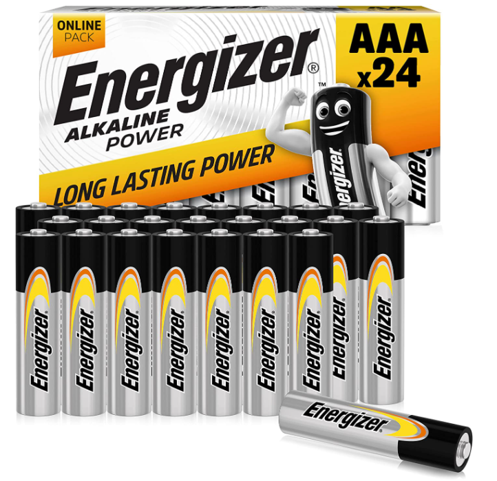 Energizer AA Alkaline Power Home Batteries Pack 24's