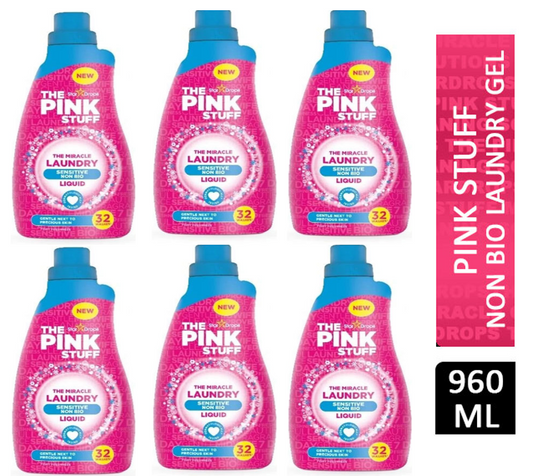 Stardrops The Pink Stuff Sensitive Non-Bio Laundry Liquid 960ml