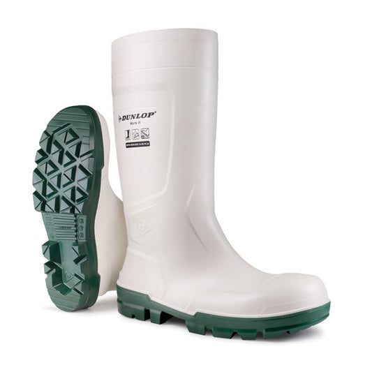 Work-It Safety Pvc Wellington White ALL SIZES