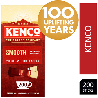 Kenco Smooth Instant Coffee Box of 200 Sticks