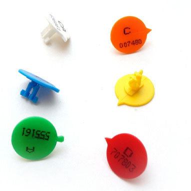 Versapak Numbered Tamper Evident Button Security Seals {500} - UK BUSINESS SUPPLIES